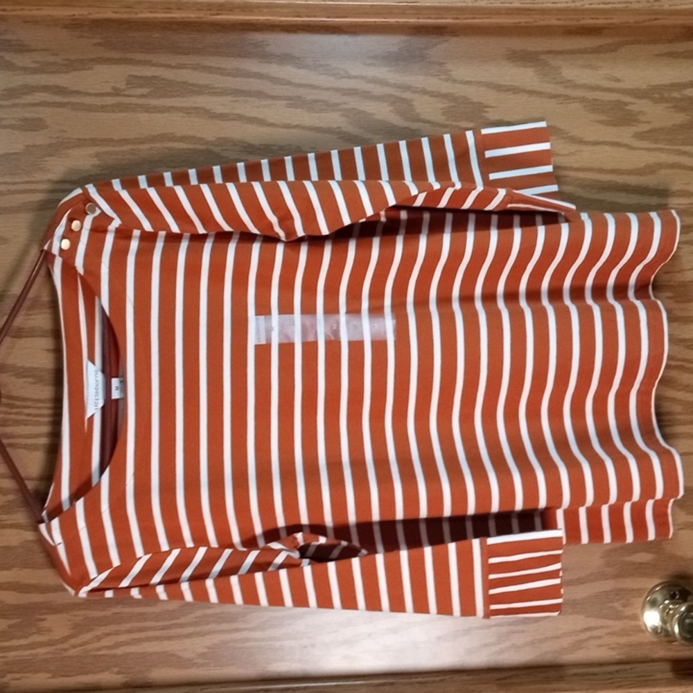 Liz Claiborne, cotton, nautical, casual, comfort, office casual